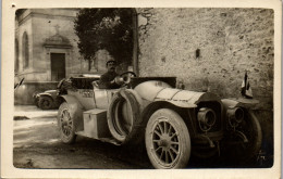 CP Carte Photo D'époque Photographie Vintage Militaire Automobile  - Automobiles