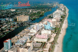 73745455 Miami_Beach Fliegeraufnahme Hotels Along The Oceanfront - Autres & Non Classés