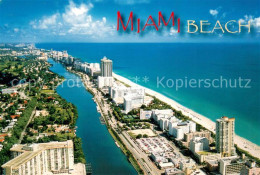 73745454 Miami_Beach Fliegeraufnahme Hotels Along Atlantic Ocean  - Altri & Non Classificati