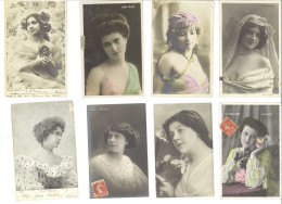 Lot De 8 CPA - Dina Piraccini, Pavot, Osman, Flora Soutard, Jane Dirys, Elise Bern, Vaincour , .....     (125344) - Theater