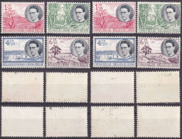 Belgisch Kongo 2 X Satz Von 1955 **/MNH (Flecken Auf Gummi Siehe Scan) (A5-15) - Neufs