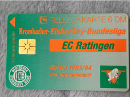 GERMANY-1133 - O 0008 - Krombacher-Eishockey-Bundesliga 1993/94 (4) - EC Ratingen - 4.000ex. - O-Series : Series Clientes Excluidos Servicio De Colección