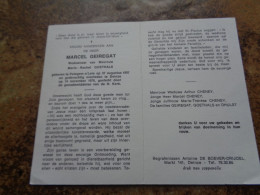 Doodsprentje/Bidprentje  MARCEL GEIREGAT   Petegem/Leie 1897-1970 Deinze  (Wdr Maria - Rachel GOETHALS) - Religión & Esoterismo