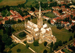 73745312 Wiltshire UK Salisbury Cathedral Aerial View Wiltshire UK - Andere & Zonder Classificatie