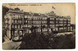 Cpa CANNES Hôtel Métropole - Cannes