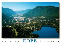 73745191 Hope British Columbia An Aerial View Overlooking Kawkawa Lake And Hope  - Unclassified