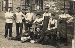 CP Carte Photo D'époque Photographie Vintage Militaire Uniforme Allemand WW1  - Guerra, Militares