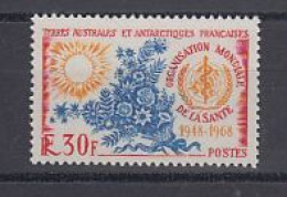 TAAF 1968 WHO / Organisation Mondiale De La Santé  1v ** Mnh (59760) - Unused Stamps