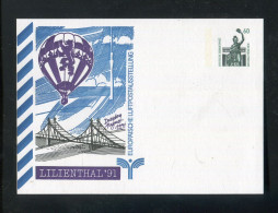 "BUNDESREPUBLIK DEUTSCHLAND" 1991, Privat-Postkarte "Lilienthal, Ballon" ** (A2044) - Privatpostkarten - Ungebraucht