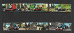 GRANDE-BRETAGNE 2011 TRAINS-THOMAS YVERT N°3499/3504 NEUF MNH** - Trenes