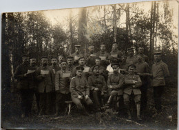 CP Carte Photo D'époque Photographie Vintage Militaire Allemand Uniforme Chorale - Krieg, Militär