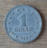 (LP#001) - Yougoslavie - 1 Dinar 1945 - Joegoslavië