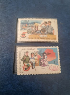 CUBA  NEUF  1969   PIONEROS  Y  JOVENES  COMUNISTAS  //  PARFAIT  ETAT  //  1er  CHOIX  // - Neufs