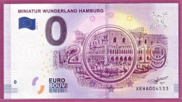 0-Euro XEHA 2018-5 MINIATUR WUNDERLAND - HAMBURG - VENEDIG - Private Proofs / Unofficial