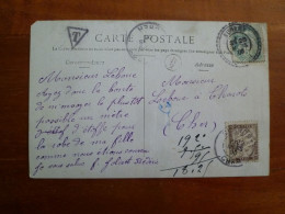 Carte Postale Rome Le Forum Staerck - Timbre Taxe - Lettre T Dans Triangle 1910 - Indicatif Circulaire Facteur 758 - Cachets Manuels