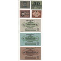 NOTGELD - GRIMMU - 7 Different Notes -1917-1920 (G095) - [11] Emissions Locales