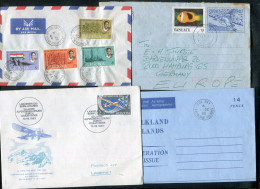 "WELTWEIT" Belegeposten, Mit Rd. 80 Belegen, Vgl. Fotos (A2046) - Lots & Kiloware (mixtures) - Max. 999 Stamps