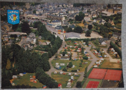 50 Manche CPM Villedieu Les Poeles Le Camping Et Les Tennis Et Vue Générale - Villedieu