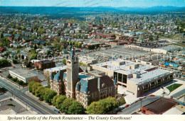 73734165 Spokane_Washington Fliegeraufnahme Spokanes Castle Of The French Renais - Sonstige & Ohne Zuordnung