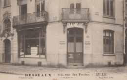 LILLE BANQUE DESSAUX 112 RUE DES POSTES EN 1925 - Lille