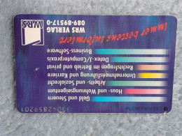 GERMANY-1136 - O 2709 - WRS Verlag - Immer Für Sie Da! - 2.000ex. - O-Series : Series Clientes Excluidos Servicio De Colección