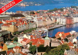 73715080 Bergen Norwegen View Of Harbour Area Vagen Bergen Norwegen - Norway