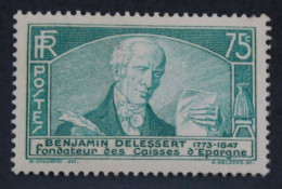 BENJAMIN DELESSERT YT N°303 NEUF** - Unused Stamps