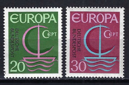 BUND Komplettsatz Mi-Nr. 519 - 520 Europa Postfrisch - Siehe Bild - Unused Stamps