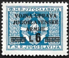 YOUGOSLAVIE  - ISTRIE  1947 - Administration Militaire Yougoslave - Service  3 - NEUF** - Servizio