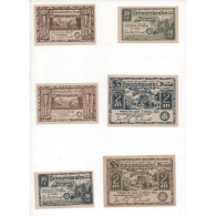 NOTGELD - HELMARSHAUSEN - 6 Different Notes (H055) - [11] Local Banknote Issues