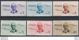 1934 Italia Volo Roma-Mogadiscio MNH Sassone A N. 83/88 - Otros & Sin Clasificación