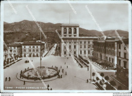 Ae689 Cartolina Terni Citta' Piazza Cornelio Tacito - Perugia