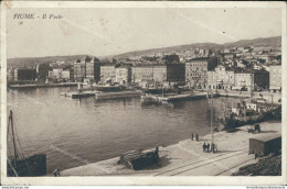 Aq288 Cartolina Fiume Il Porto 1931 - Other & Unclassified