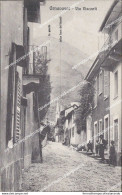 Az210 Cartolina Ornavasso Via Visconti 1915 Provincia Di Verbania - Biella