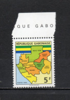 GABON N° 781A   NEUF SANS CHARNIERE COTE  ? €     CARTE DU GABON  VOIR DESCRIPTION - Gabon