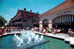 72903849 New_Orleans_Louisiana Cafe Du Monde And Pontalba Apartments - Andere & Zonder Classificatie