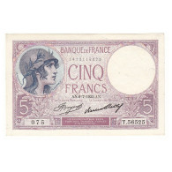 5 FRANCS VIOLET 06-07-1933  SPL+  Fayette 3.17 - 5 F 1917-1940 ''Violet''