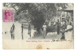 Colombo, Native Bathing Place (A17p39) - Sri Lanka (Ceylon)