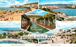 72902863 Weston-super-Mare North Somerset Beach Prince Consort Gardens Lily Pond - Andere & Zonder Classificatie