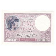 5 FRANCS VIOLET 27-07-1939 P/NEUF Fayette 4.3 - 5 F 1917-1940 ''Violet''