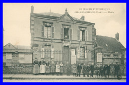 * CHARBONNIERES * CHARBONNIERE - MAIRIE - ECOLE GARCONS - ANIMEE - VILLAGEOIS - 1915 - Otros & Sin Clasificación