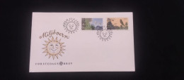 C) 1986. NORWAY. FDC. ENVIRONMENTAL PROTECTION. DOUBLE STAMP XF - Otros & Sin Clasificación