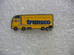 Pin's Camion Du CE Des Transports TRANSCO - Transports