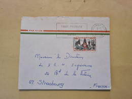 Lettre NIGER FLAMME NIAMEY FAUNE PROTEGEE - Níger (1960-...)