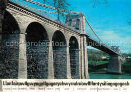 72892834 Gwynedd Wales Menai Suspension Bridge Gwynedd - Autres & Non Classés