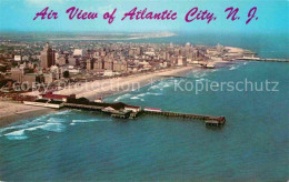 72891688 Atlantic_City_New_Jersey Fliegeraufnahme Strand Und Skyline - Sonstige & Ohne Zuordnung