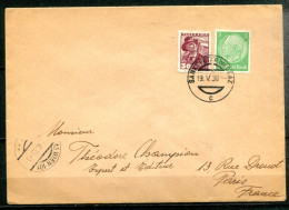 AUTRICHE - 19.V.38 - Sankt Peter Bei Graz - Affranchissement Mixte Sur Lettre Commerciale Pour Paris - Storia Postale