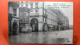 CPA (75) Crue De La Seine.1910. Paris. Grenelle. Rue Dominique.   (7A.720) - Paris Flood, 1910