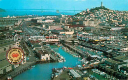 72890939 San_Francisco_California An Aerial View Of Fishermans Wharf Showing - Other & Unclassified