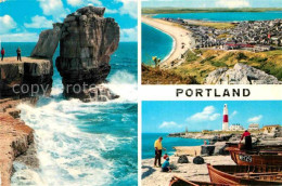 72890897 Portland UK Pulpit Rock Chesil Beach And The Lighthouse  - Andere & Zonder Classificatie